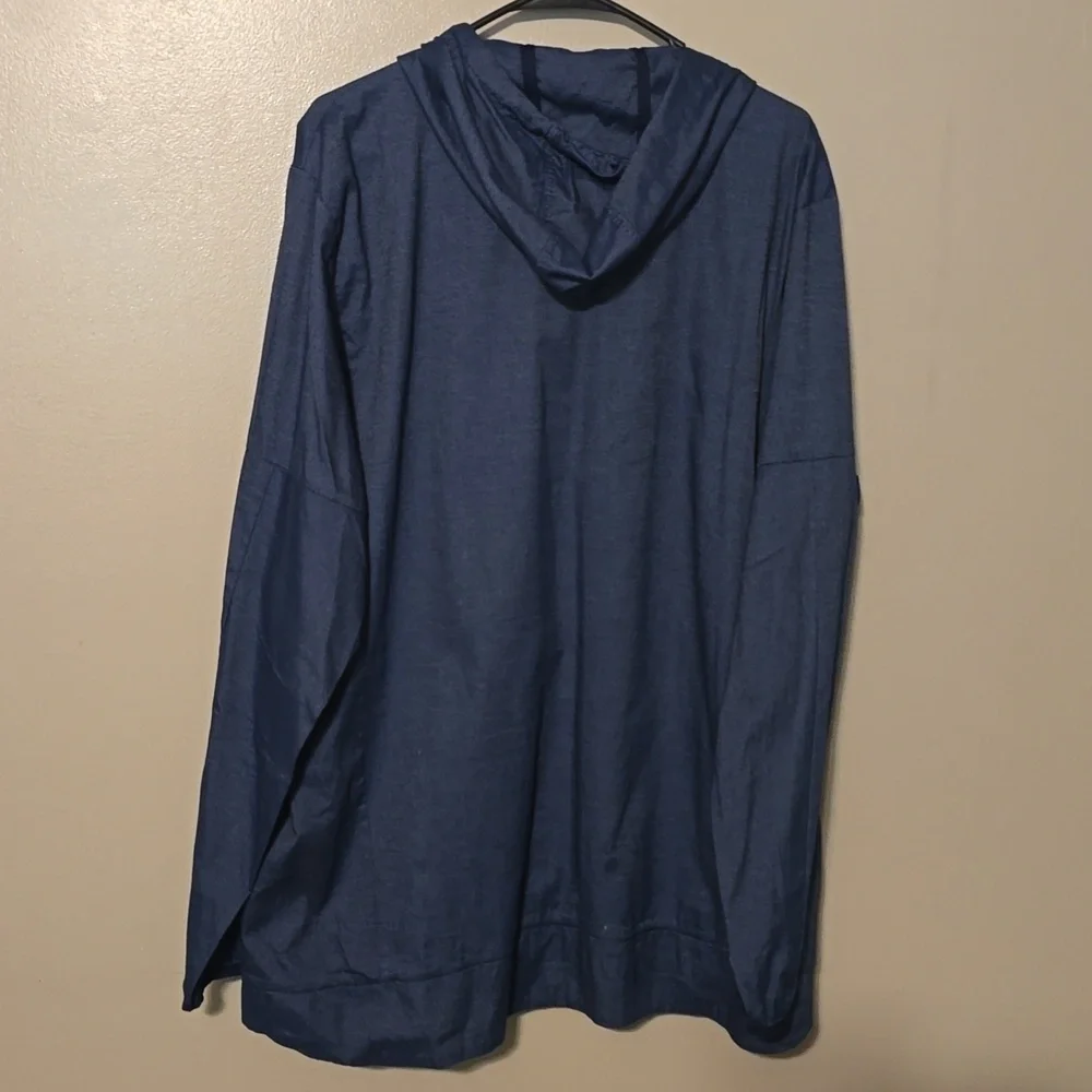 Adidas Men's‎ Windbreaker Quarter Zip in Navy Size XL